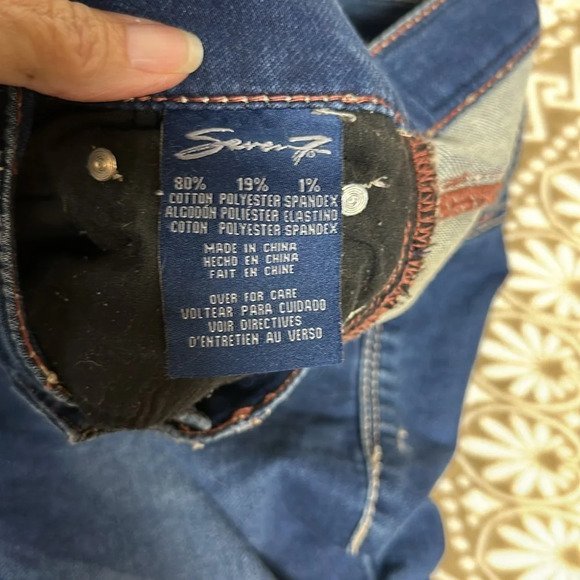 Seven 7 Skinny Fit Jeans Sz 10 - Picture 6 of 10